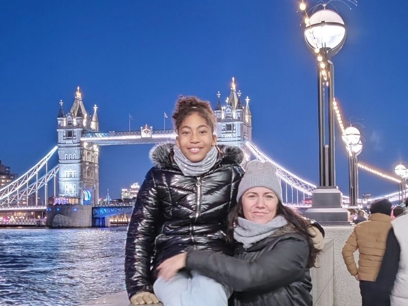 Puente de londres con Telma